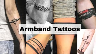 Armband tattoo designs for guys | Hand band tattoo for men | Wrist band tattoo - Lets style buddy