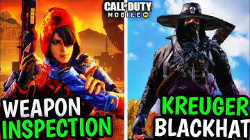 *NEW* Cod Mobile LEAKS! Weapon Inspection | Kreuger - Blackhat Gameplay & MYTHIC