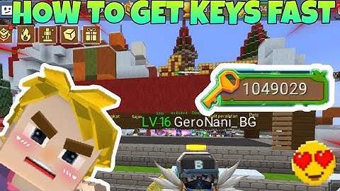 HOW TO GET KEYS FAST In Bedwars! (Blockman Go)