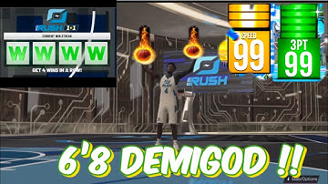 I TOOK MY 6’8 DEMIGOD BUILD TO THE RUSH 1v1 EVENT ‼️‼️
