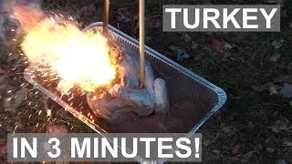 THE FASTEST WAY TO COOK A TURKEY - 25K SUBS! - ElementalMaker