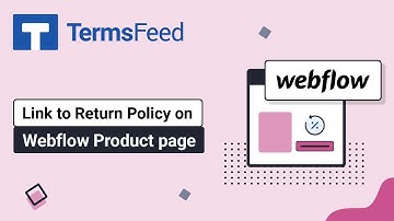How to Link to Return Policy on Webflow Product page