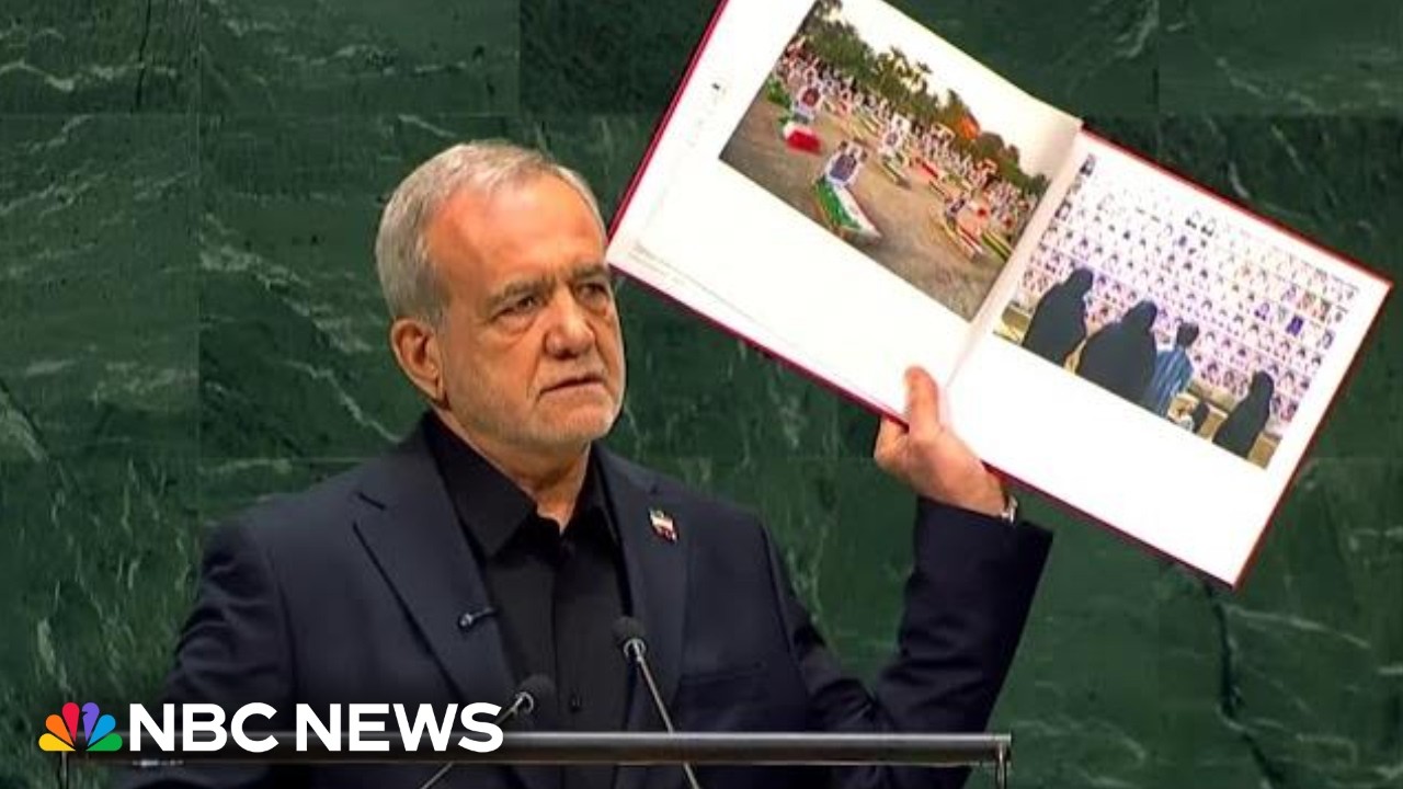 Iranian president claims they are ‘victims of terrorism’ in United Nations speech Iranian president claims they are ‘victims of terrorism’ in United Nations speech