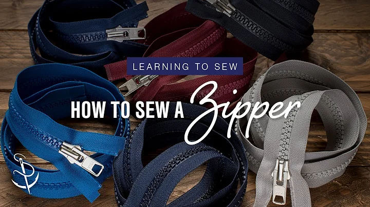 Learning to Sew Part 5: How to Sew a Zipper