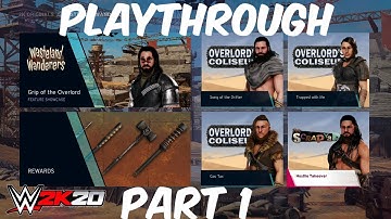 WWE 2K20 Wasteland Wanderers DLC Playthrough Part 1
