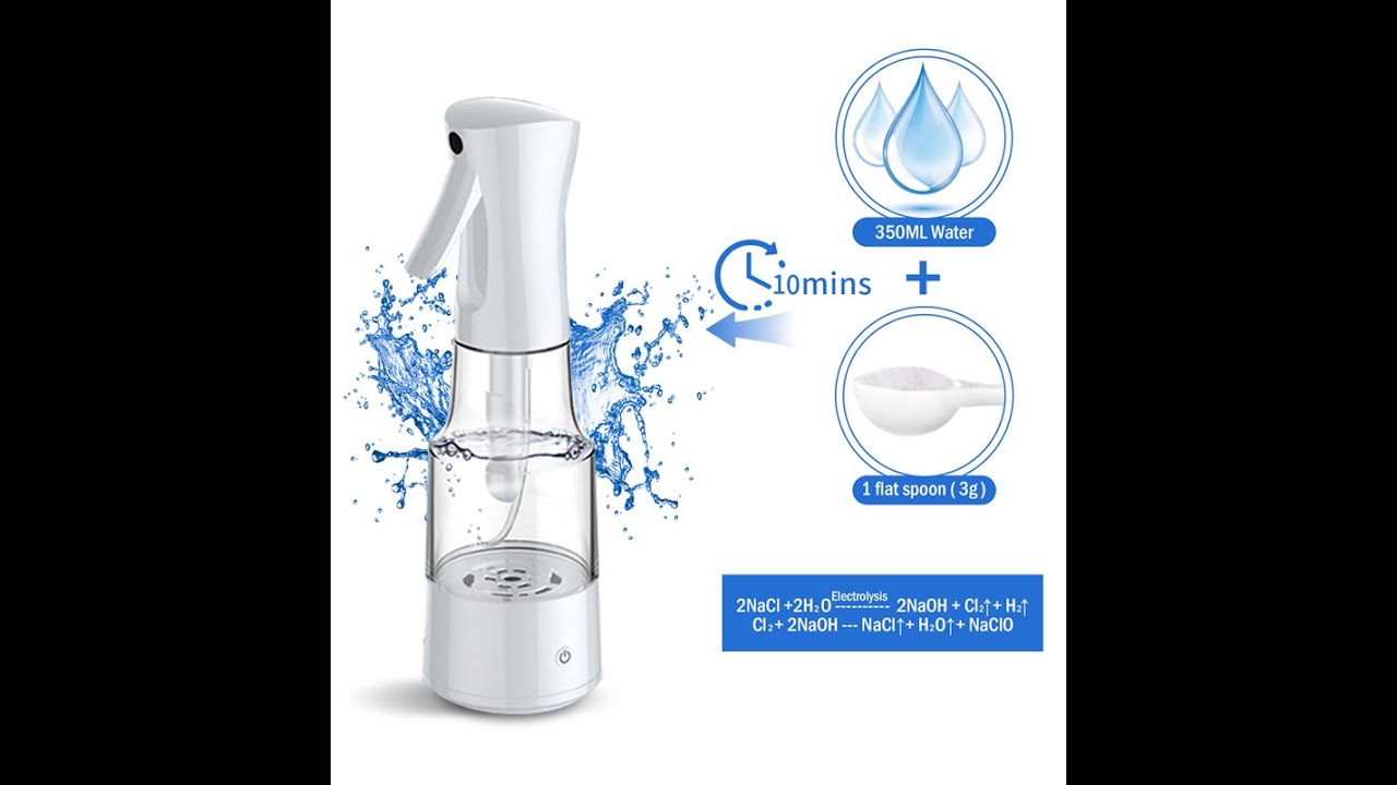 400ml disinfectant maker, disinfection solution generator YouTube