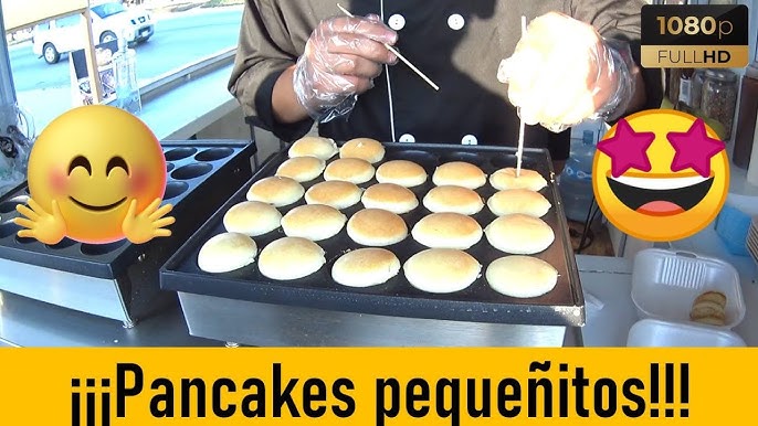 Mini pancakes  Mexican street food 
