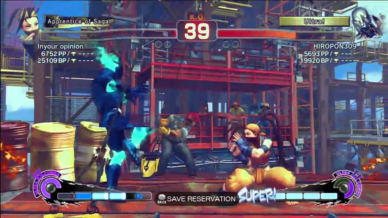 SSF4: Inyour opinion [Iyo] (Ibuki) VS HIROPON309 (Seth) *Pitched up*