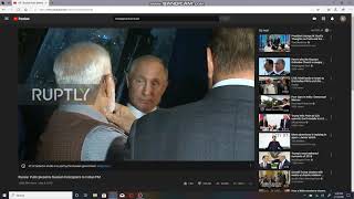 Russia: Putin presents Russian helicopters to Indian PM