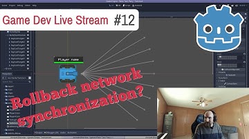 Game Dev Stream #12 - Experimenting with rollback network synchronization in Godot