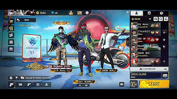 Free Fire 5 player lobby Tutorial 🫢🫢👌#freefire #5players #viral