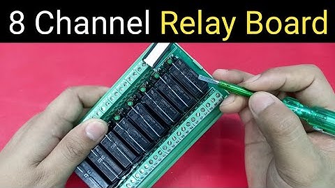 Know about 8 channel Relay Board |Relay Board for PLC| Relay Board Connection