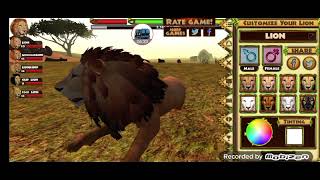 Ultimate Lion simulator game.hayna fitting vs lion ♌New 2024 play store ultimate Lion simulator screenshot 4