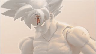 DRAGON BALL STOP MOTION SON GOKU MASTER ULTRA INSTINCT WITH GOD POWER #Shorts