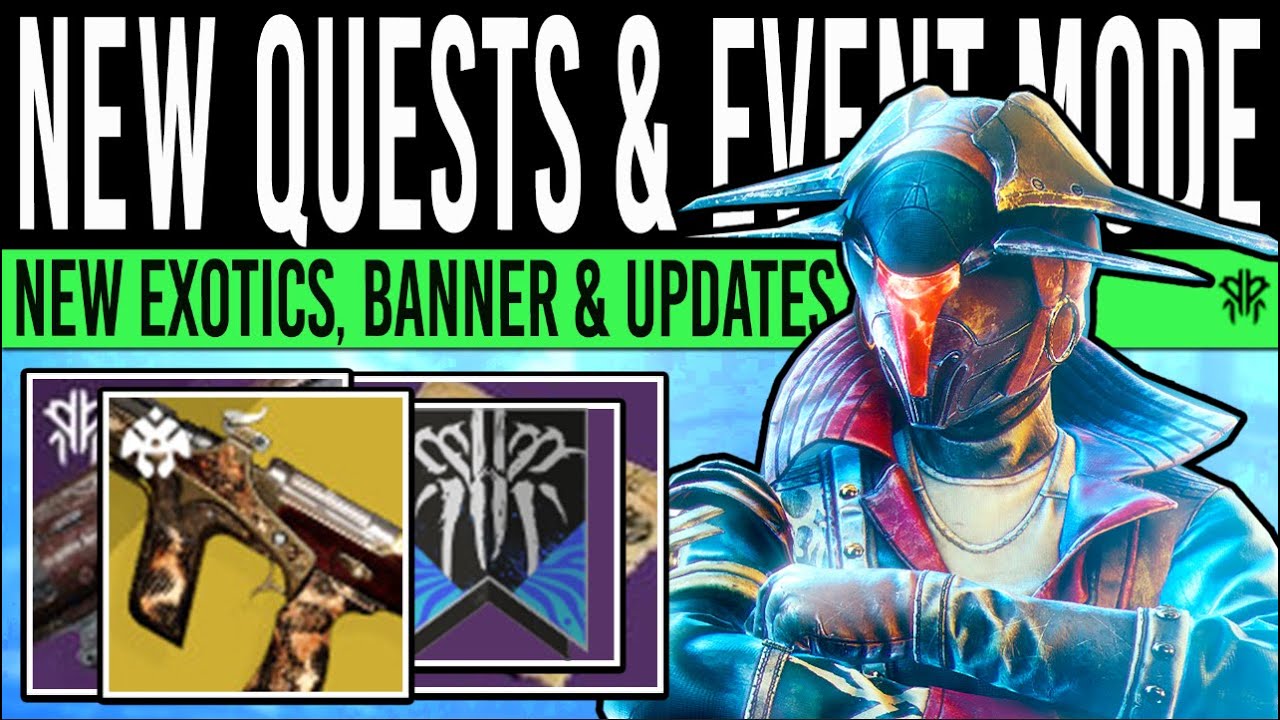 Destiny 2 NEW SEASON QUESTS & GAME MODE! New Exotics, Challenges