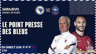 Le point presse de Lloris et Deschamps à Sarajevo (replay) - Equipe de France 2021