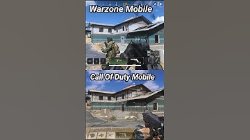 Scrapyard Map Warzone Mobile VS Call Of Duty Mobile #warzonemobile #warzonemobileclips #codmobile