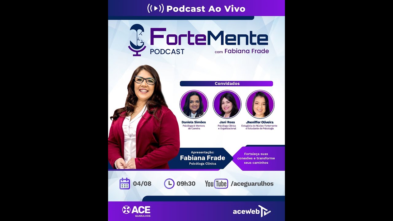 Fortemente Podcast #32 Daniela Simões Cerqueira, Jani Rosa e Jheniffer Oliveira