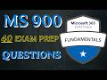 MS-900 Exam Practice Questions 2026 | 40 Microsoft 365 Fundamentals Questions & Answers
