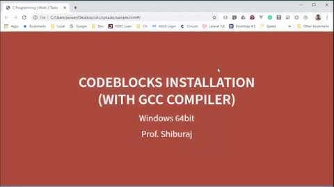 How to compile C programes using Codeblocks IDE  with GCC Compiler
