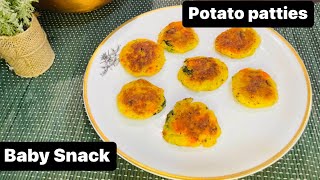 Mashed Potato Cake Baby Recipe - Easy 5 Minute Recipe - Dutch Mom’s Recipe By Indian MOM