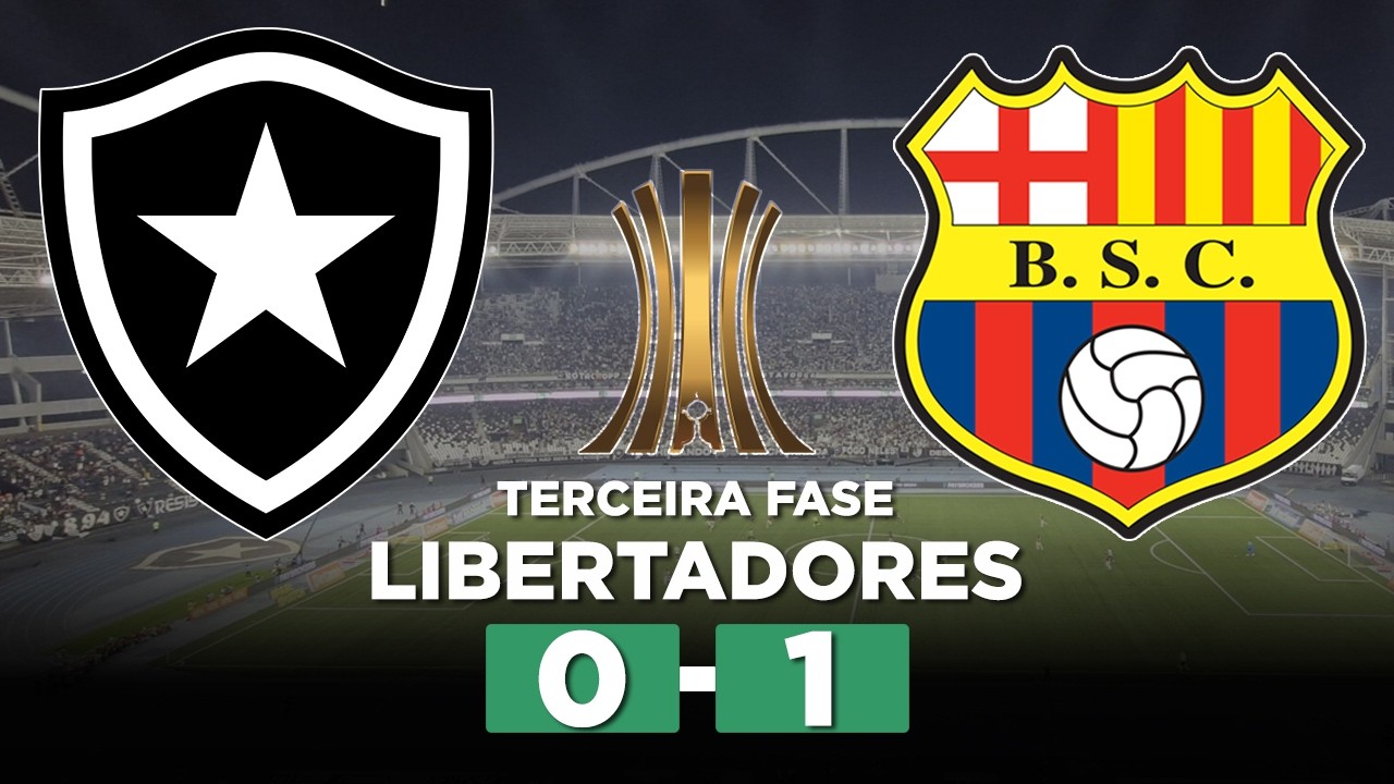 BOTAFOGO x BARCELONA DE GUAYAQUIL AO VIVO Libertadores 2026 Terceira fase | Narração