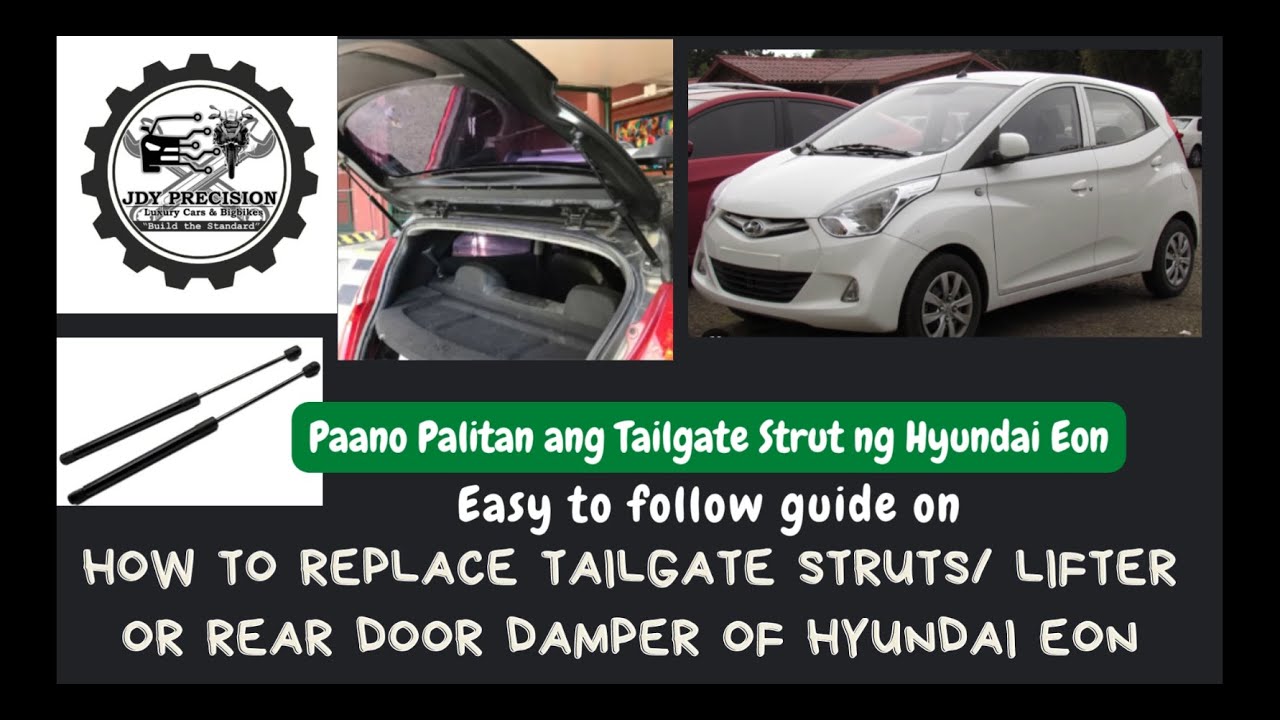 How to Replace Tailgate Struts or Lifter or Damper on Hyundai EON YouTube