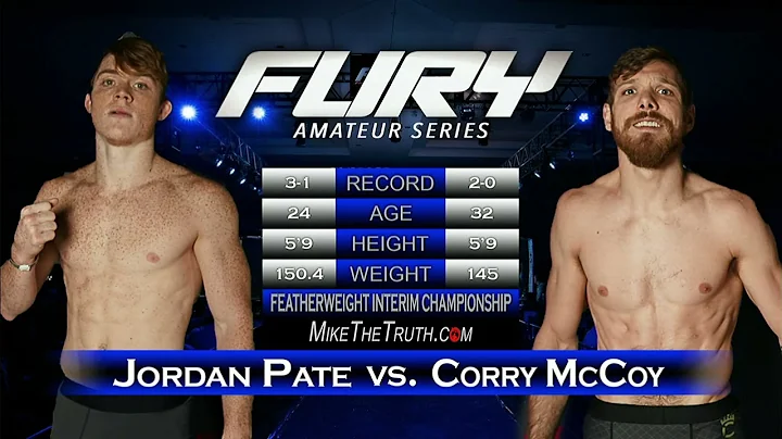 Fury Amateur Series 35 Jordan Pate v Corry McCoy