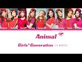 Girls' Generation/SNSD (少女時代) - Animal (Color Coded Lyrics-Kan|Rom|Eng)