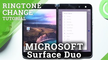 How to Change Ringtone on MICROSOFT Surface Duo - Open Ringtone List