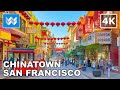 [4K] Chinatown in San Francisco, California USA - 2021 Walking Tour & Travel Guide 🎧 Binaural Sound