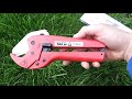 Yato yt2231 plumbers tool pvc plastic pipe cutter unboxing