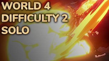 [Honkai: Star Rail] World 4 Difficulty 2 Fire Trailblazer Solo F2P