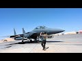 332 AEW F-15E ground alert scramble in Southwest Asia