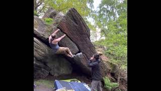 Hidden Gem - V4/font 6B Shipley Glen Bouldering