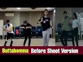 Jani Master dance for Allu Arjun's 'Butta Bomma' Song - Behind the shoot