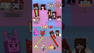 JJ School vs Home🎮🎮🤣🤣😭MAIZENMinecraft Animation #roblox#funny#shorts#minecraft