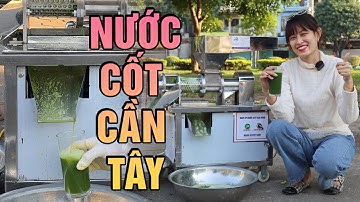 Máy Ép Nước Cốt Inox Gia Đình Cho Khách Hàng Ép Nước Cốt Cần Tây