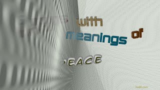 peace - 8 nouns meaning peace (sentence examples)