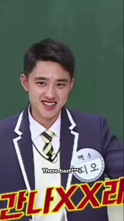 Kyung-soo speaking in north korean accent🤣🥰 #kyungsoo #knowingbrother