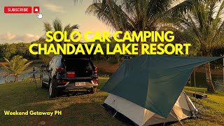 SOLO CAR CAMPING AT CHANDAVA LAKE RESORT CAVINTI LAGUNA | ROAD TRIP | MG ZS