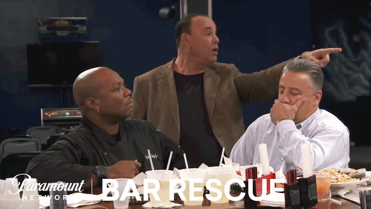 bar rescue guy bathes in kitchen