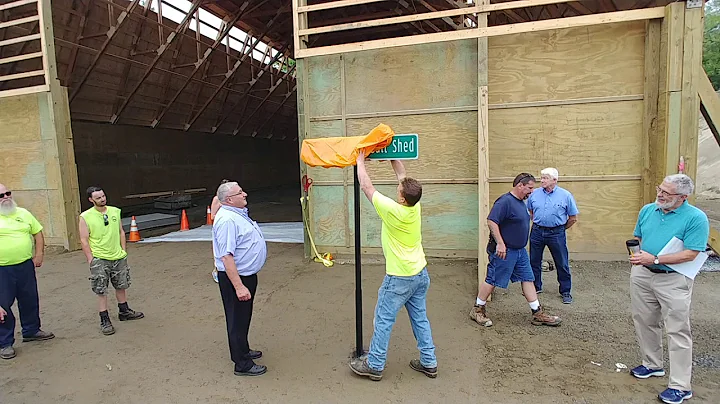John Knipe Salt Shed Dedication