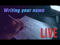 ASMR | Writing your name #28 - replay