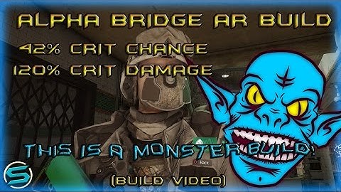 The Division - 1.6 Alpha Bridge AR Monster Build | 42% Crit chance | 120% Crit Damage (Build Video)