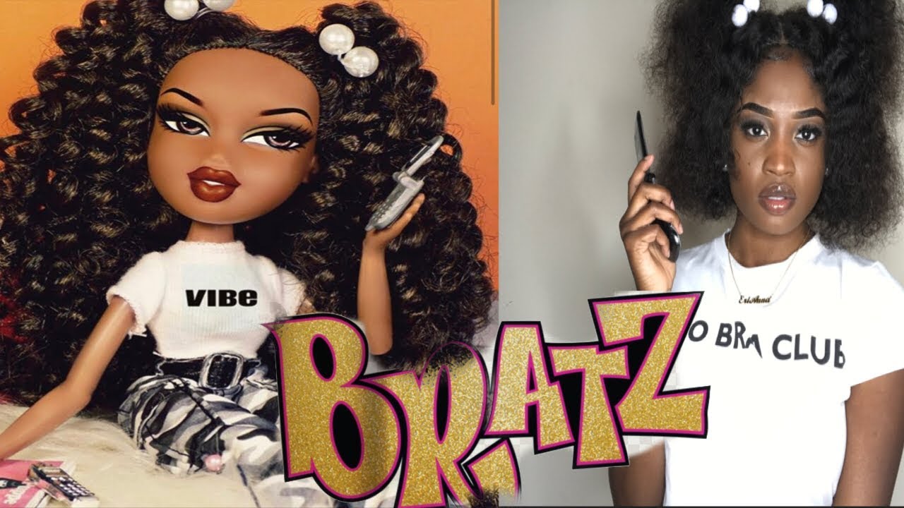 REAL LIFE SASHA BRATZ DOLL MAKEUP TUTORIAL 💋 - YouTube