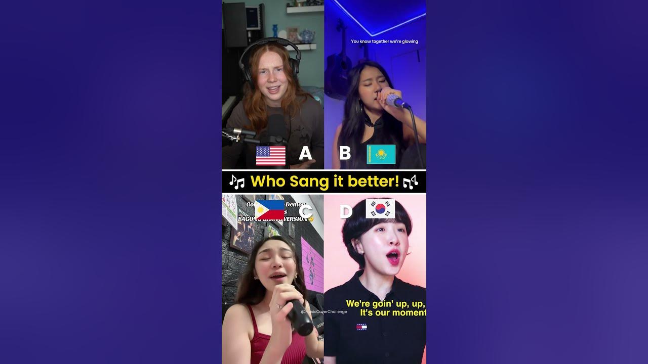 Who sang it better - Golden - KPop Demon Hunters | Sony Animation #cover #kpop #koreanpop