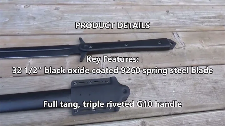 APOC Survival Longsword designed by Angus Trim: Review Fail?