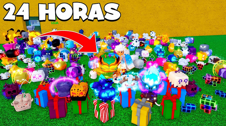 Girei frutas por 24 HORAS até conseguir TODAS no Roblox