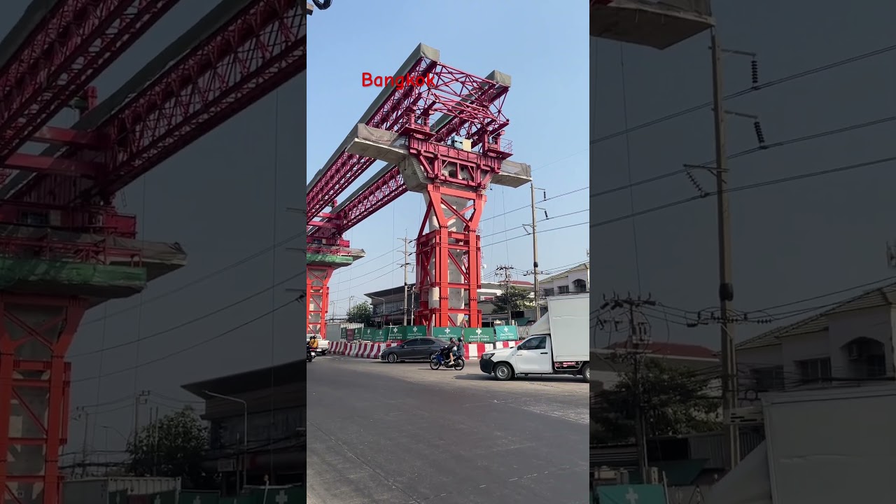 Bangkok construction near airport 